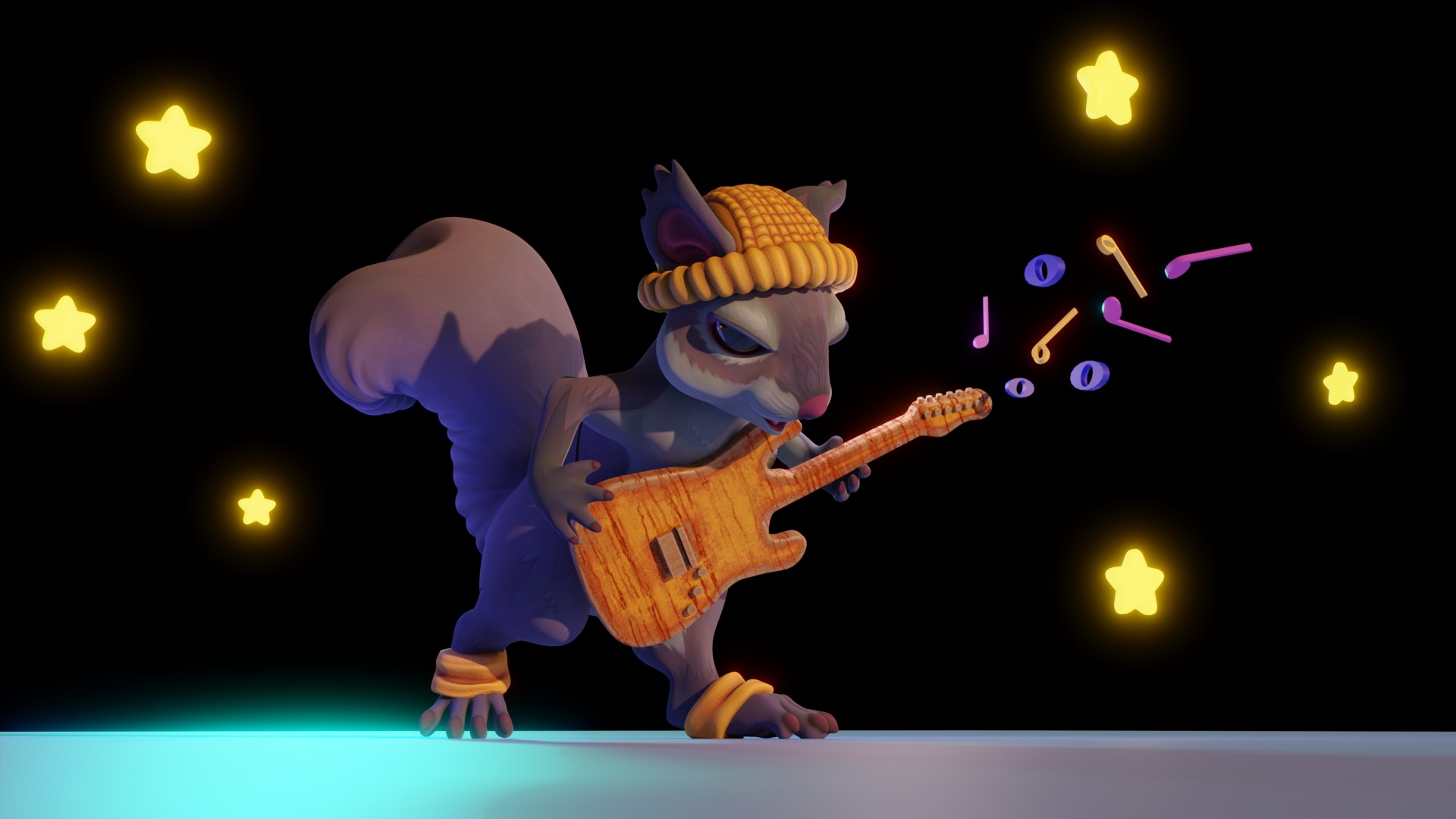 Rock and Roll Squirrel